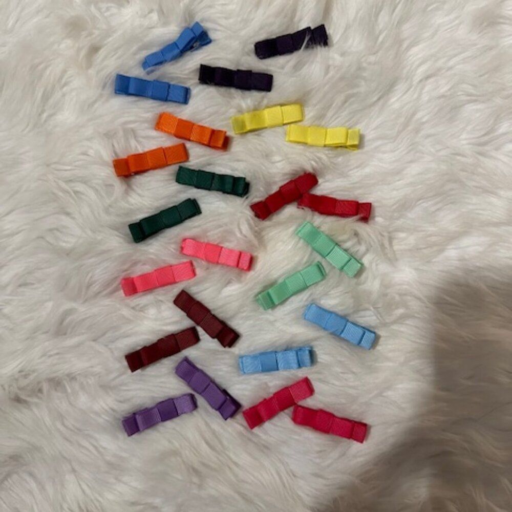 Bundle (24) 12 pairs of Tuxedo Bows   B8159  Handmade NWT Boutique
